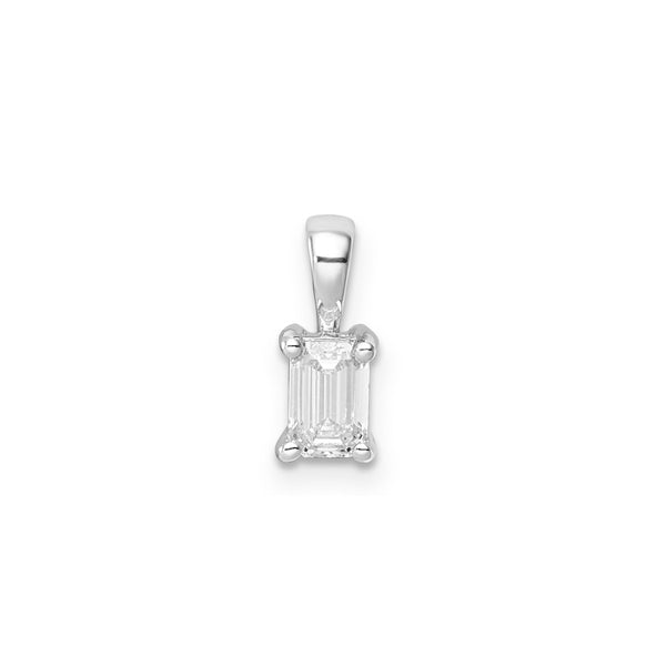 0.50ct Lab Grown Diamond Pendant in 9ct White Gold