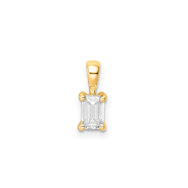 0.50ct Lab Grown Diamond Pendant in 9ct Yellow Gold