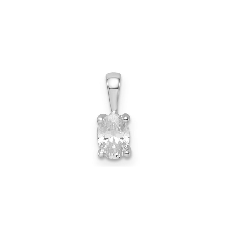 0.50ct Lab Grown Diamond Pendant in 9ct White Gold