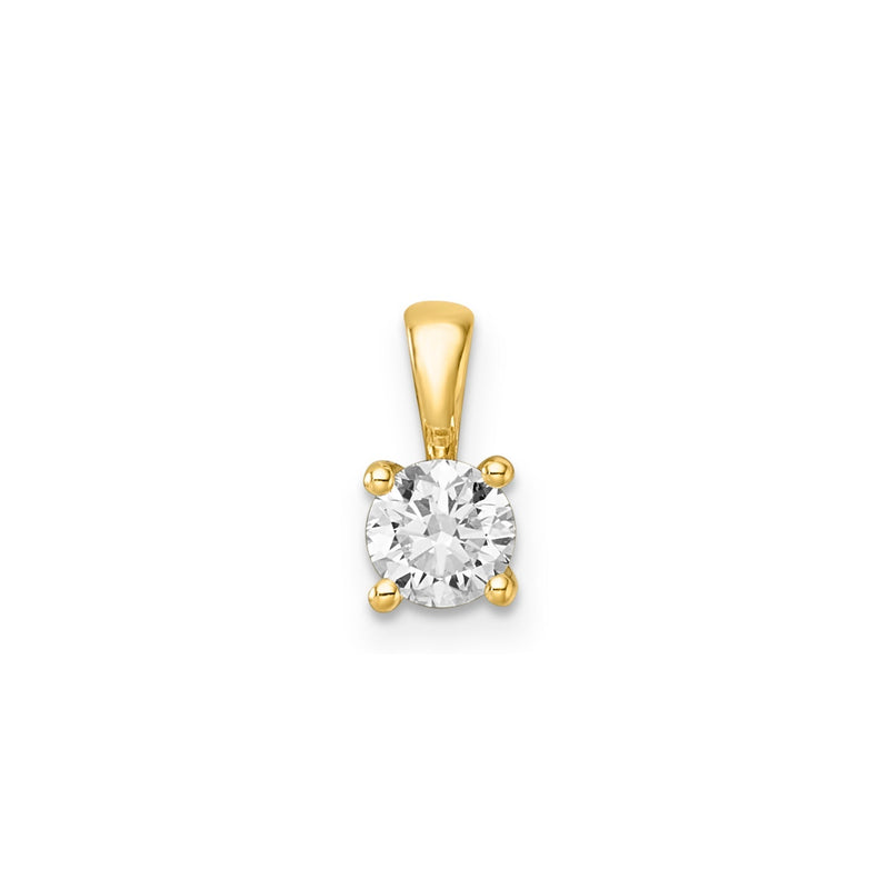 0.50ct Lab Grown Diamond Pendant in 9ct Yellow Gold