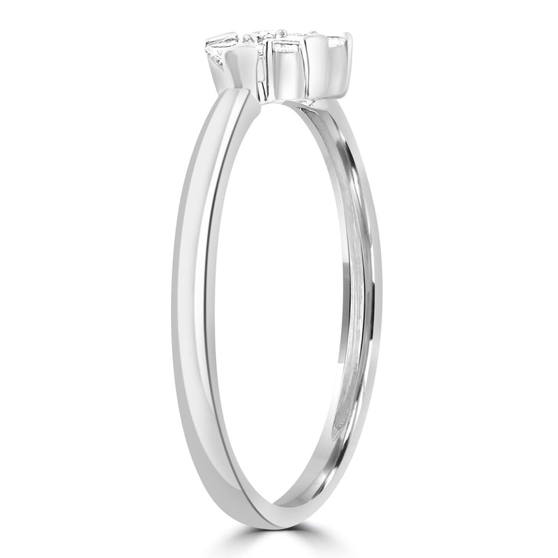 0.10ct HI I1 Diamond Ring in 9ct White Gold