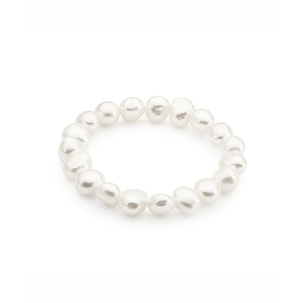 White Freshwater Pearl Bracelet