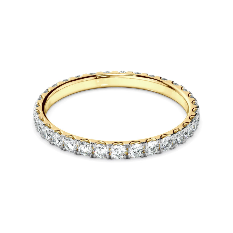 Diamond Claw Set Eternity Wedding Ring