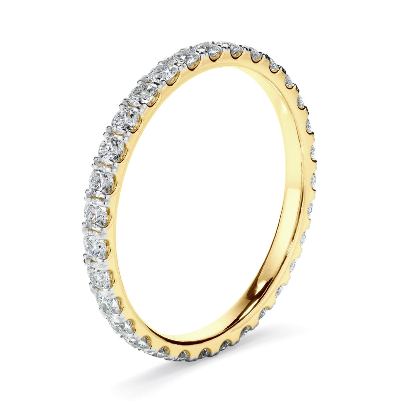 Diamond Claw Set Eternity Wedding Ring