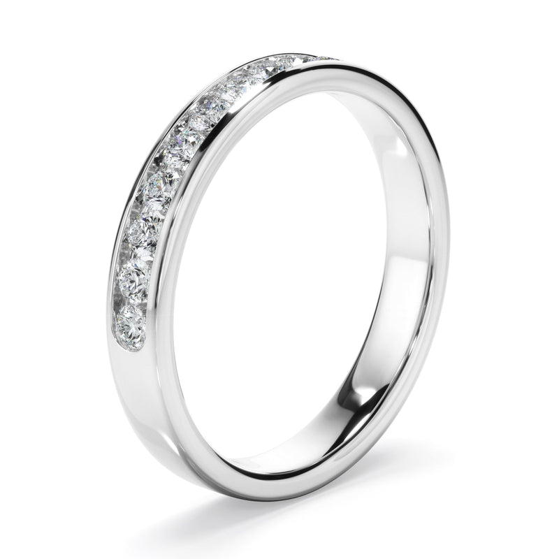 Diamond Channel Set Wedding Ring