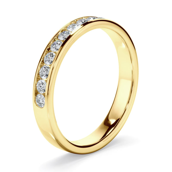 Diamond Channel Set Wedding Ring