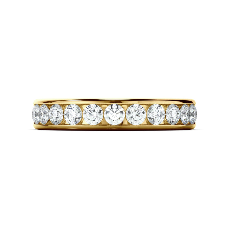 Diamond Channel Set Wedding Ring