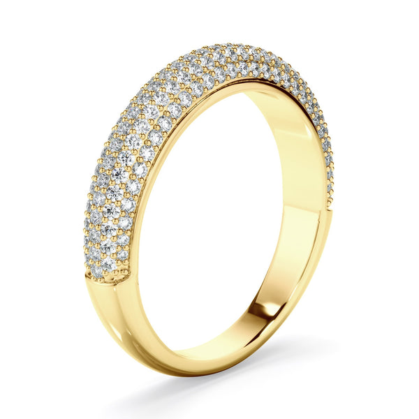 Diamond Multi Pave Wedding Ring