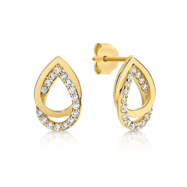 9ct gold cubic zirconiastuds