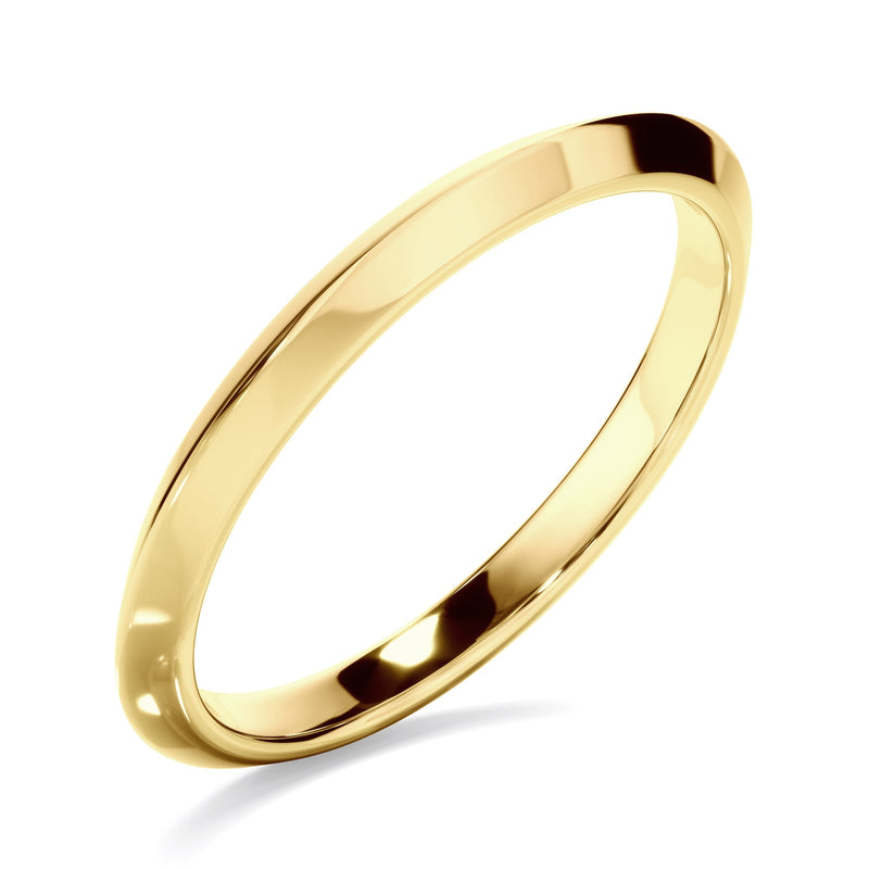 Plain Knife Edge Wedding Ring