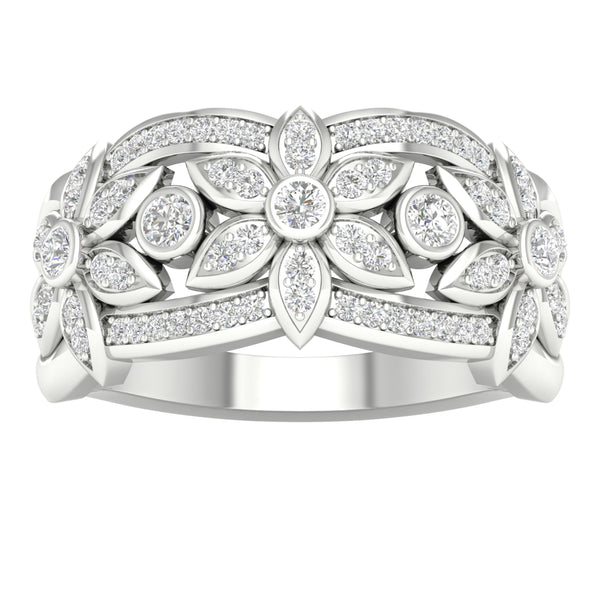 9ct White Gold 0.33ct Diamond Ring